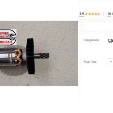 

Armature Bor MAKITA HR 2810 515293-1 Dinamo Rotary Hammer Rotor Drill