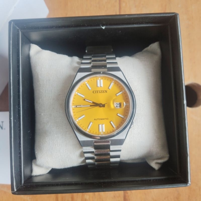 Citizen Tsuyosa NJ0150 yellow second