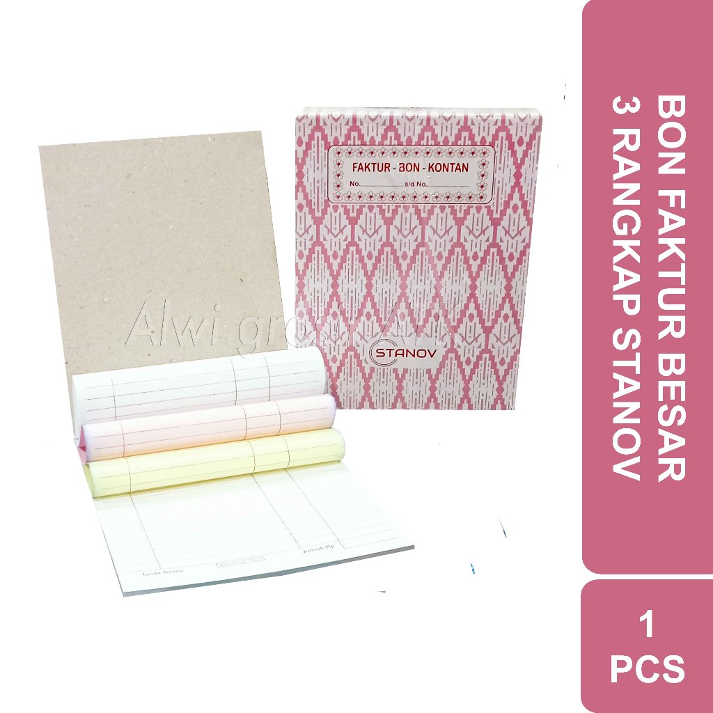 

Bon Faktur Kontan Stanov 3 Rangkap Besar Tegak | 1 Pcs