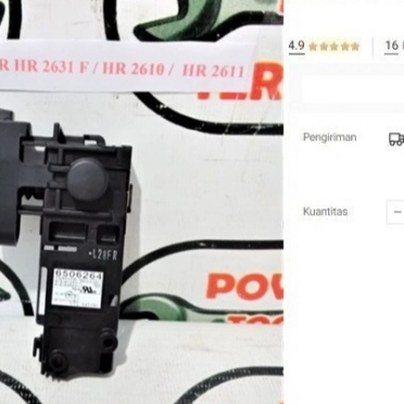 

Switch Bor MAKITA HR 2631 F 650626-4 TG853TB-1 Saklar Ori HR2631F SDS