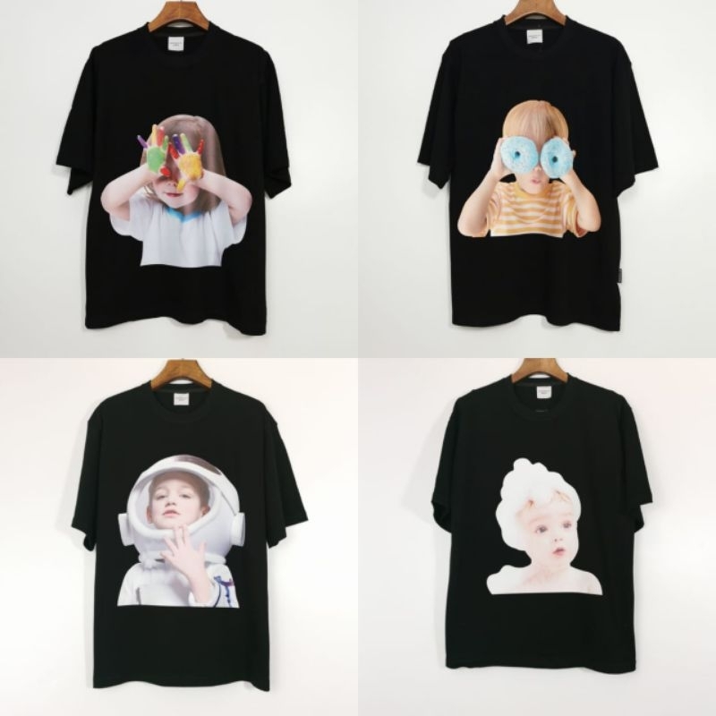 Tshirt Baby Face Oversize Unisex Baju Kaos Lengan Pendek
