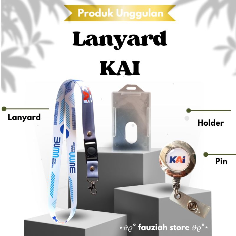 

READY! TALI ID CARD KAI ABU-PUTIH / LANYARD KAI Termurah!!!