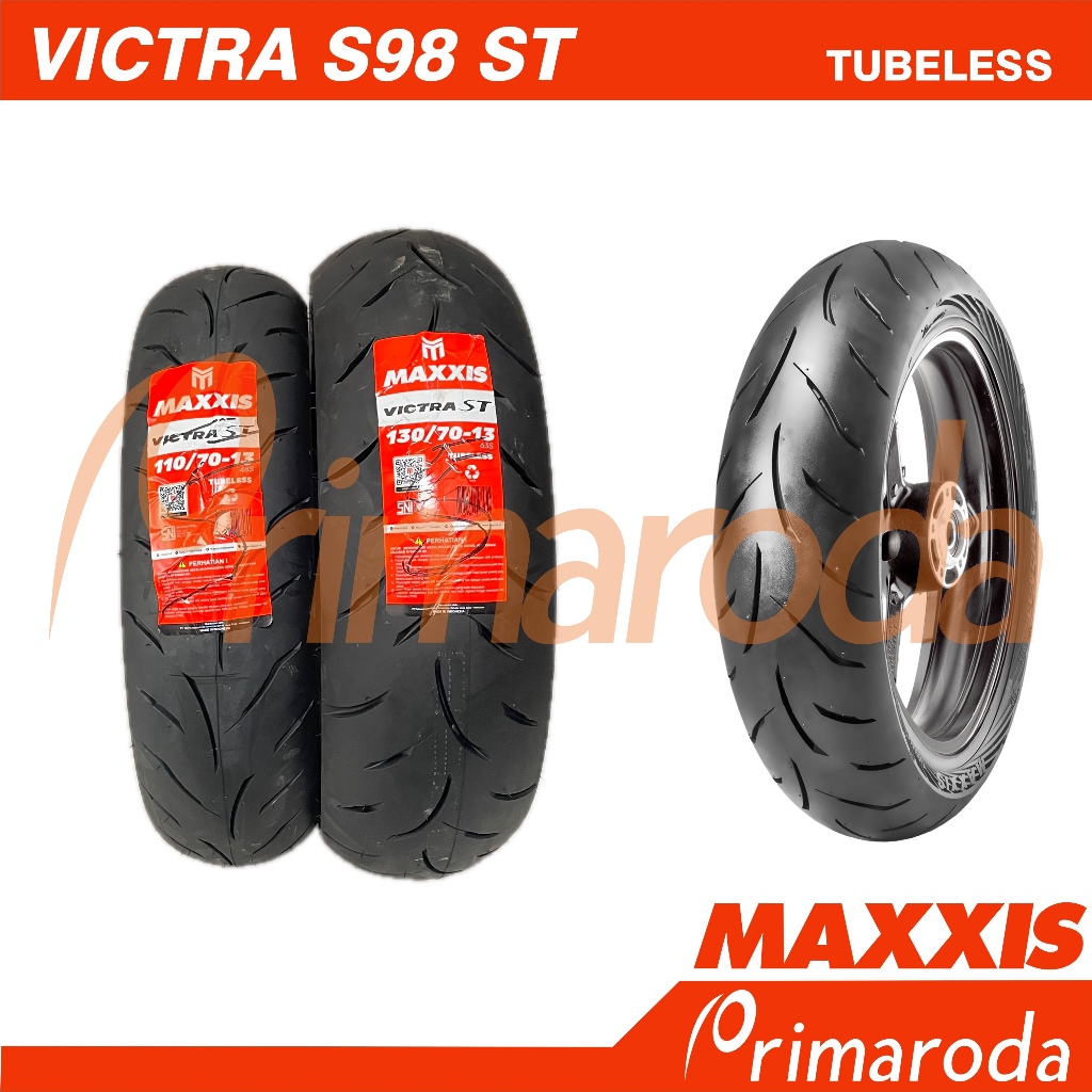 Sepasang Ban Yamaha NMAX Tubeless Maxxis Victra S98ST