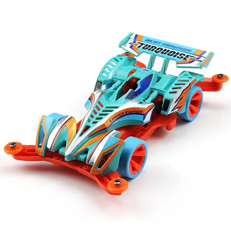 Mini 4wd Rep. Tamiya Beat Magnum Turqoise Special AR Merk RUIZE