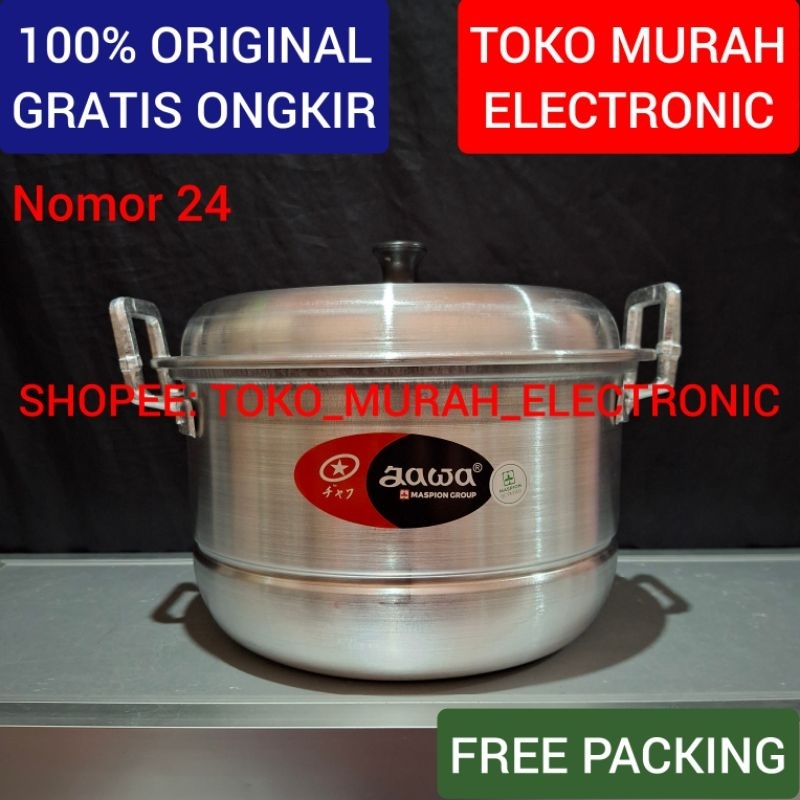 TME - Dandang Jawa 24 Cm Original Panci Kukusan Serbaguna