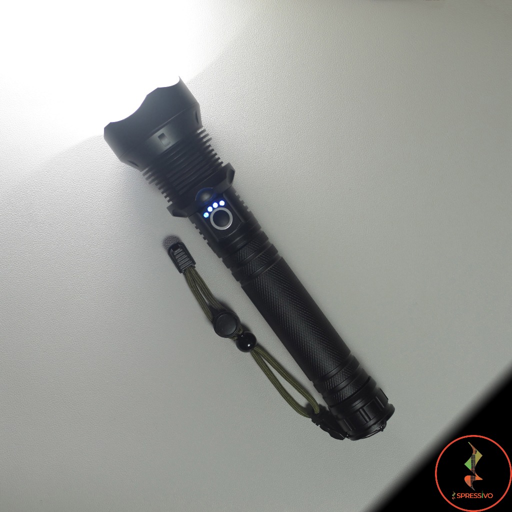 Senter LED XHP 70 zoom ultrafire Cree besar baterai cas 26650 rechargeable