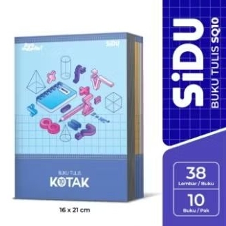

Buku tulis SIDU kotak besar QS10 Stiming 38 lembar (10pcs)