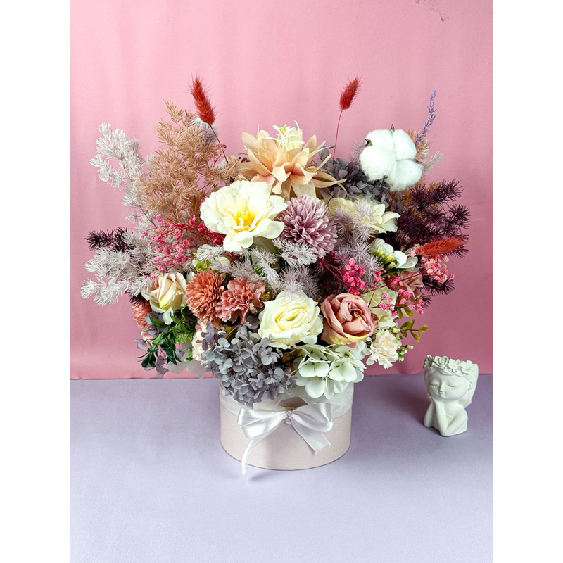 custom box bunga bucket bandung flower bucket kota bdo bdg kostumisasi bunga asli palsu real flower 