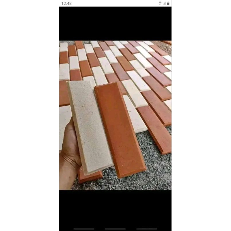 Bata tempel bevel beton | Bata tempel Bintang roster Purwakarta