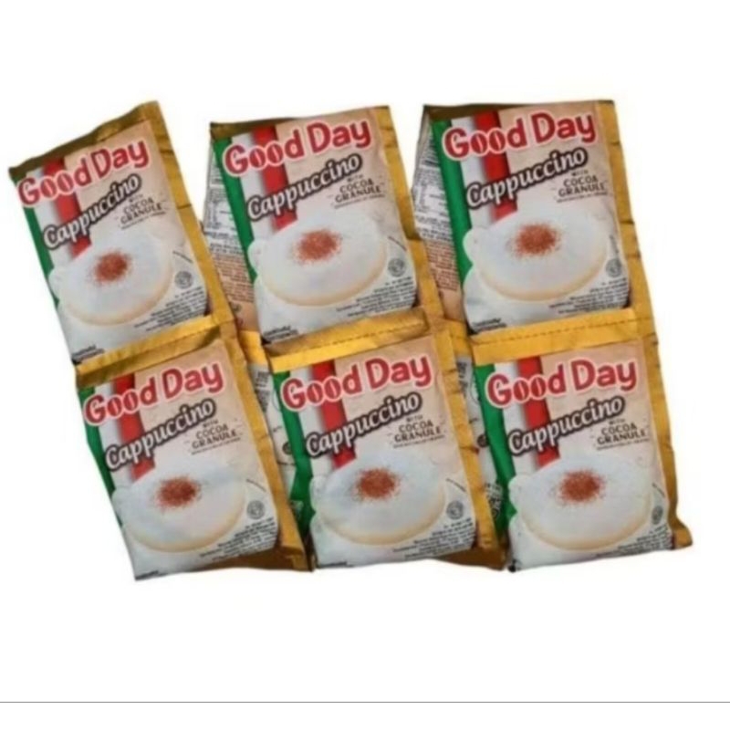 

Kopi Good Day Cappucino Bubuk Sachet / Renteng