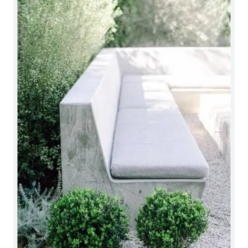 Alas duduk ukuran 120x60 tebal 10 cm Busa inoac - busa nantalan kursi bangku kayu