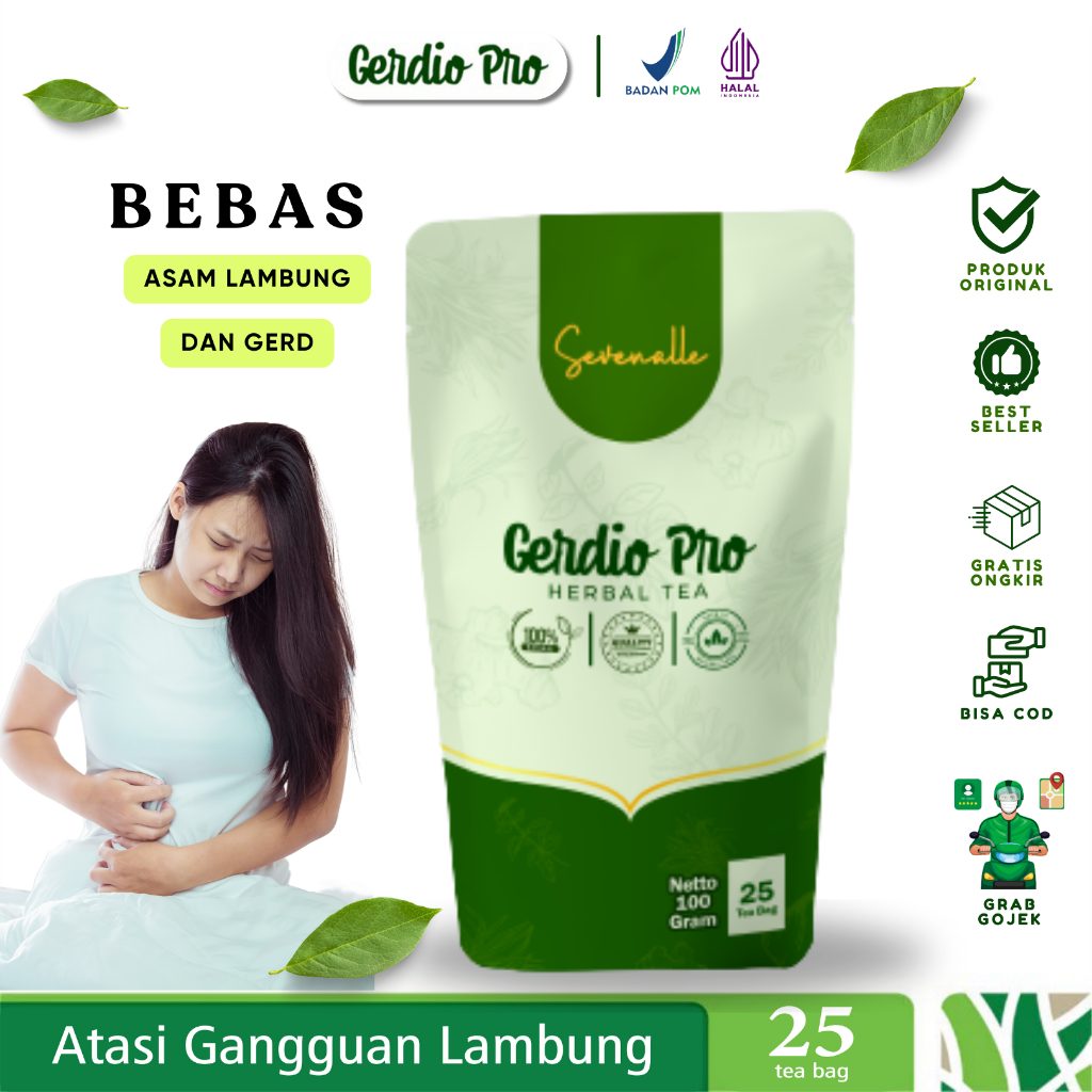

Gerdio Pro Solusi Atasi Asam Lambung Naik Obat Maag Kronis Gerd Gangguan Pencernaan BPOM dan Halal