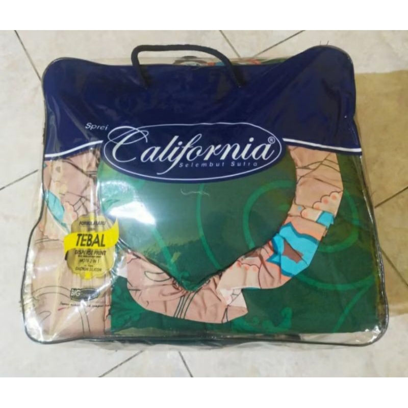 California Bed Cover Sprei Rumbai