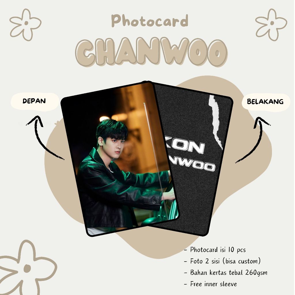 (10 PCS) PHOTOCARDS IKON CHANWOO