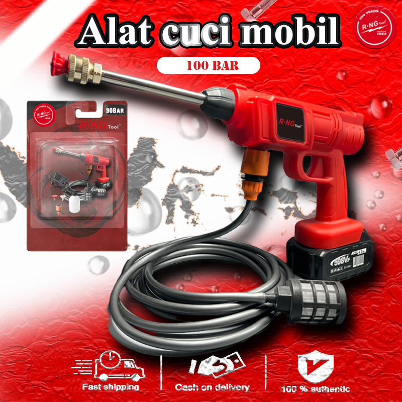🇯🇵【R•NG】90bar alat cuci motor portable alat semprot cuci motor semprotan cuci motor mesin cuci mobil