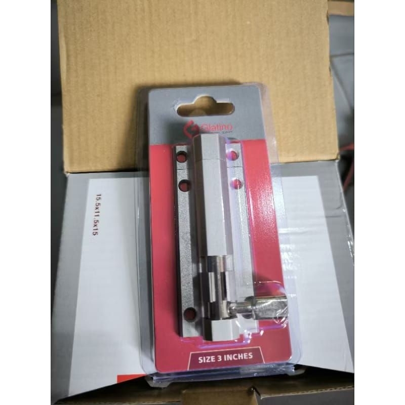 Grendel GLATINO 3 inch SN / Slot 3" Jumbo / Grendel Pintu 3" / Slot Pintu 3 inch