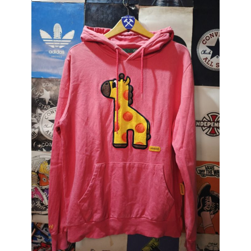 Hoodie pancoat art pop giraffe