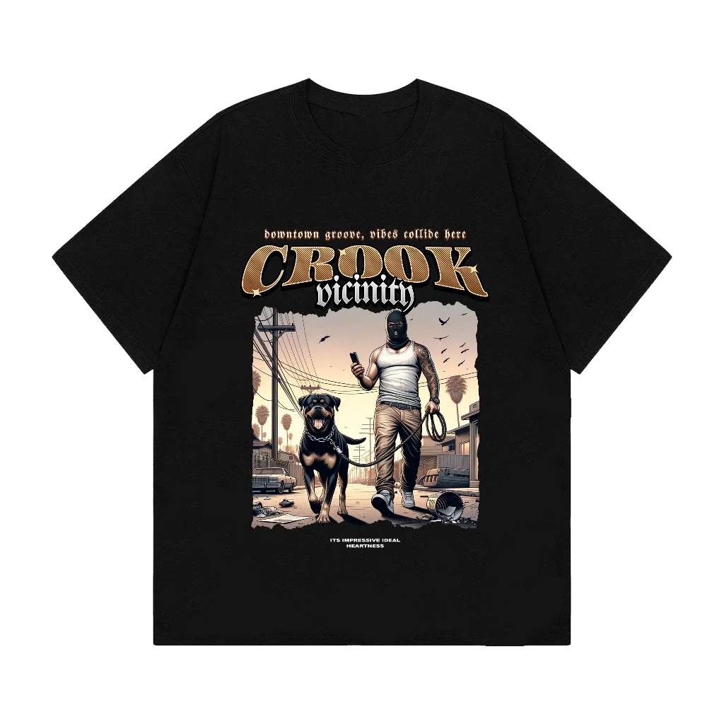 T-Shirt Gangster Black Tees