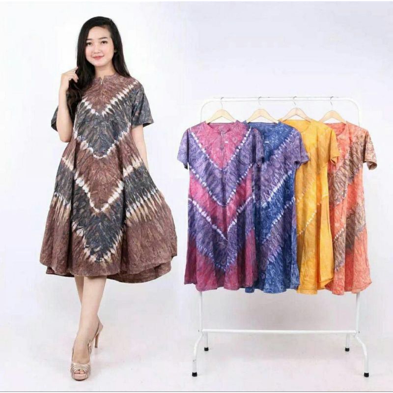 Daster kaos payung daster kaos jumbo daster kaos wanita daster kaos pelangi