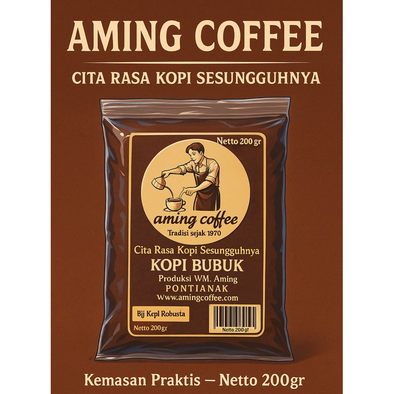 

Kopi Aming 200gr