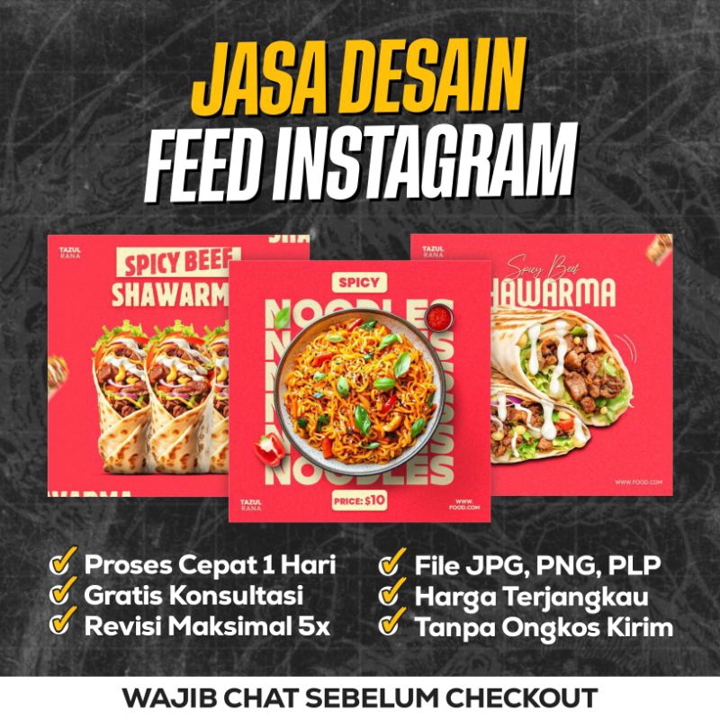 JASA DESAIN GRAFIS FEED INSTAGRAM CEPAT DAN PROFESIONAL (BEBAS CUSTOM DESAIN SESUAI MAU KAMU)