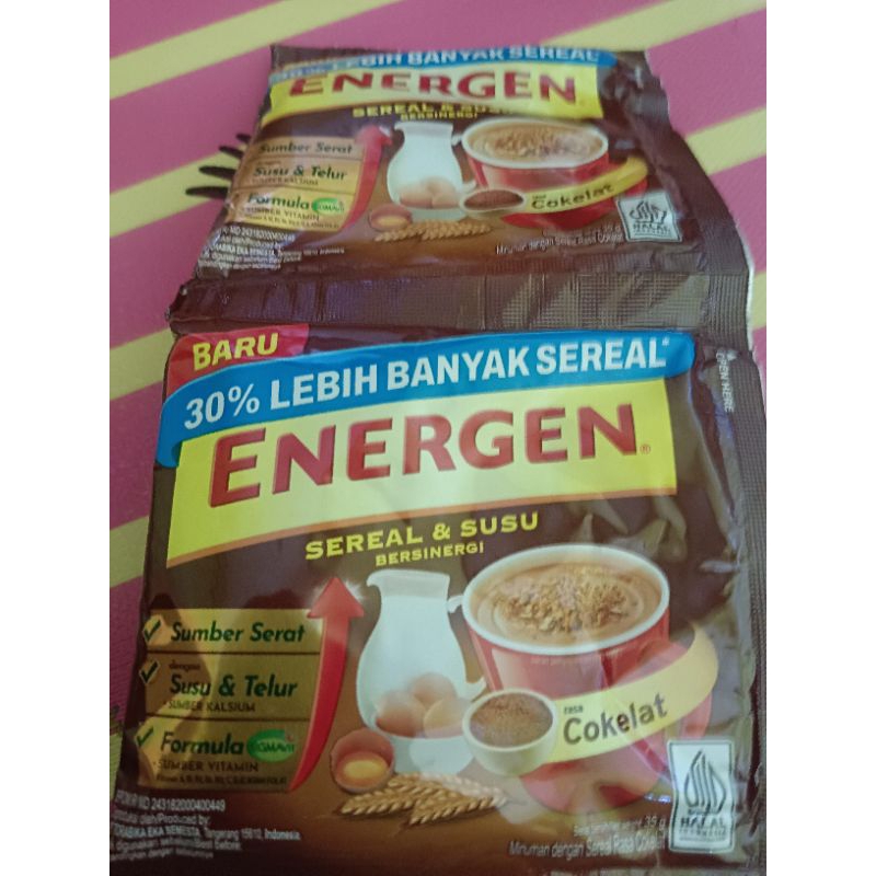 

energen sereal & susu bersinergi 1sachet