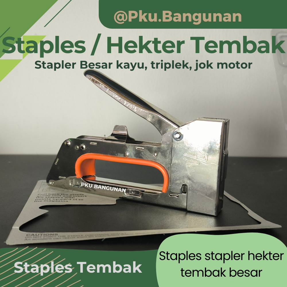 

Stapler Tembak / Gun Tacker / Hekter Staples Tembak Besar