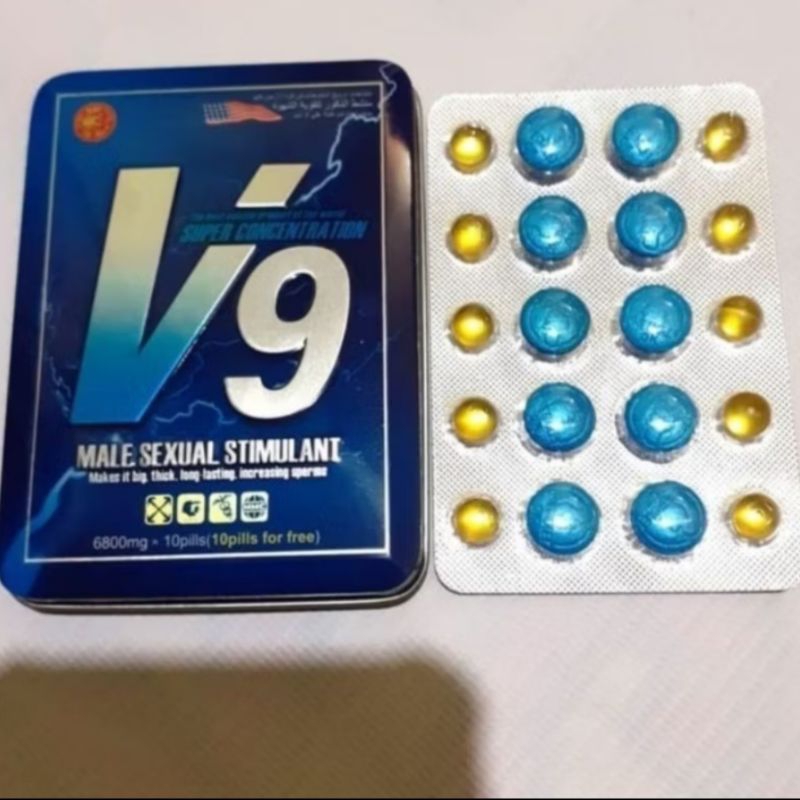 (Privasi Aman) Obat V9 Obat Kuat Pria Herbal Tahan Lama Asli Original Joss