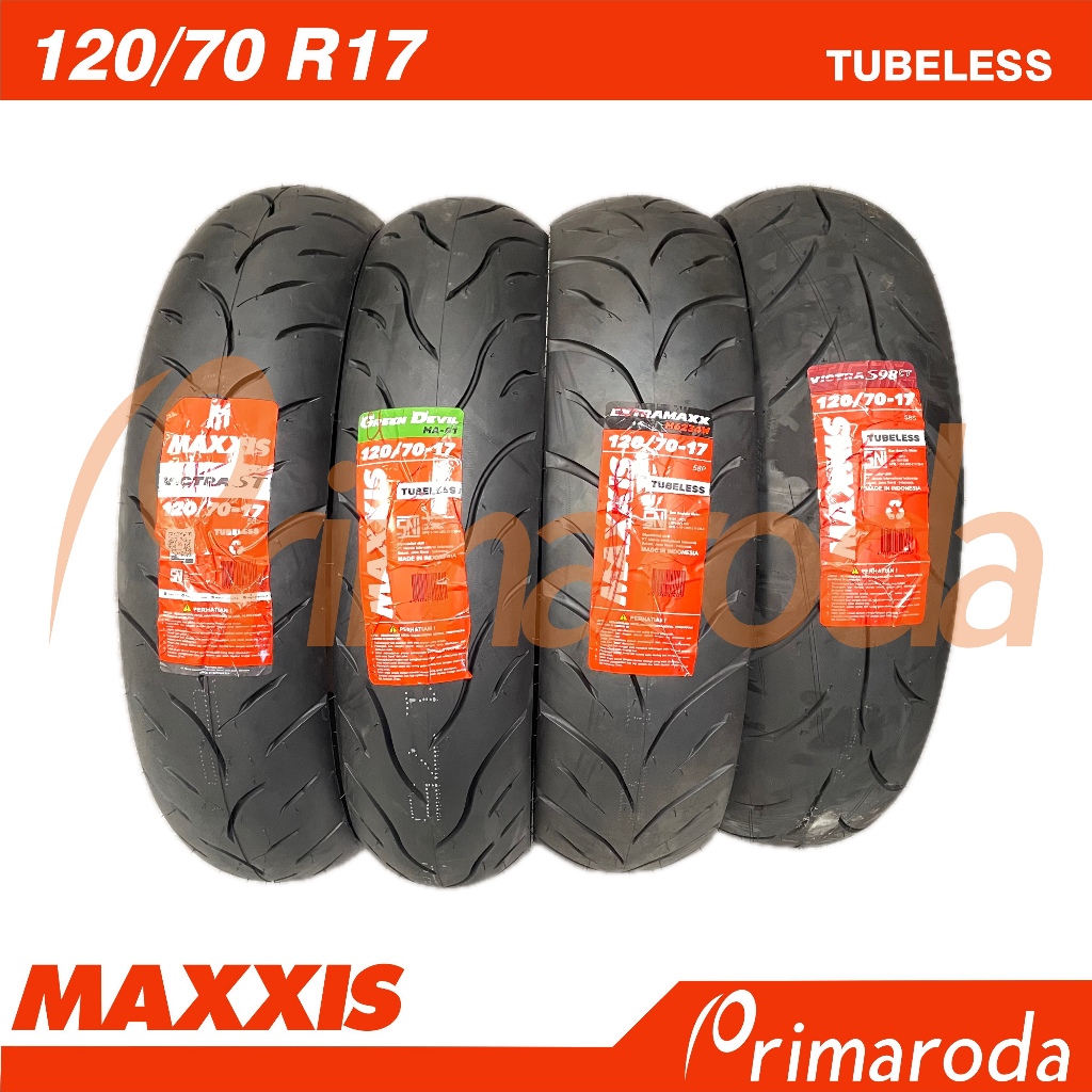 Ban Belakang Bajaj Pulsar 180 200 Tubeless MAXXIS 120/70 Ring 17