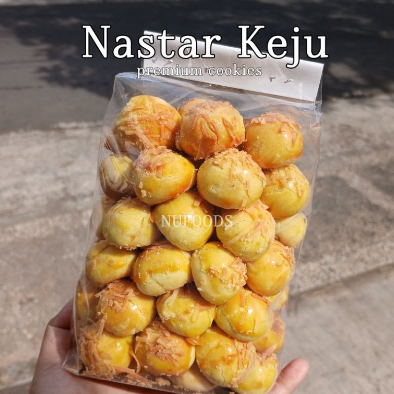 

Nastar Keju Isi Selai Nanas Premium Kemasan 500gram /Kue Kering Lebaran Cookies