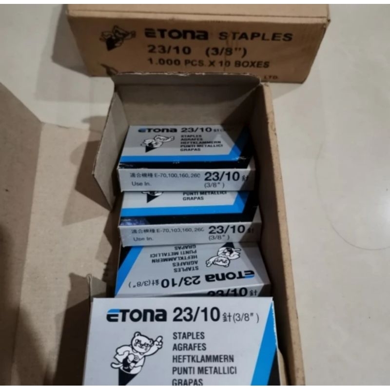 

Isi staples ETONA 23/10 (3/8")