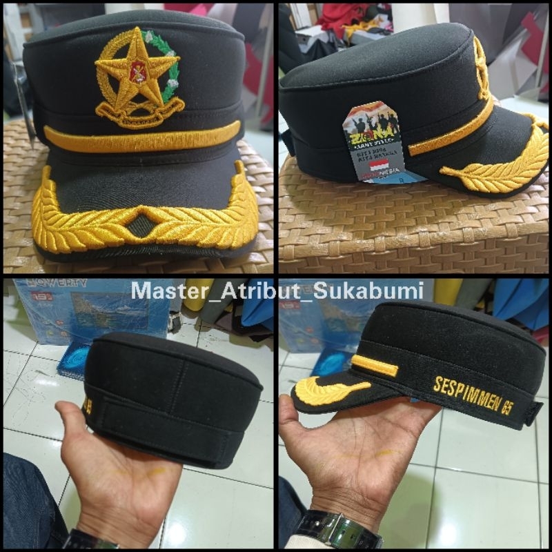 Pilkep Pamen Sespimmen Merk Zona Terbaru + Custom Request  Bordir Nama di Topi | Jual Topi Pamen Ses