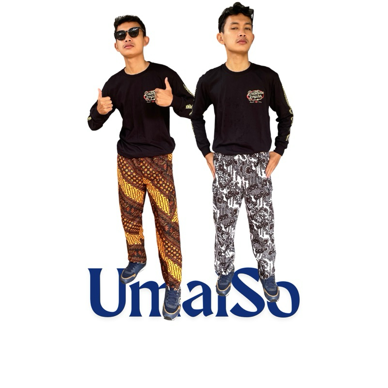 Celana batik panjang celana batik panjang wanita/pria batik celana santai celana murah