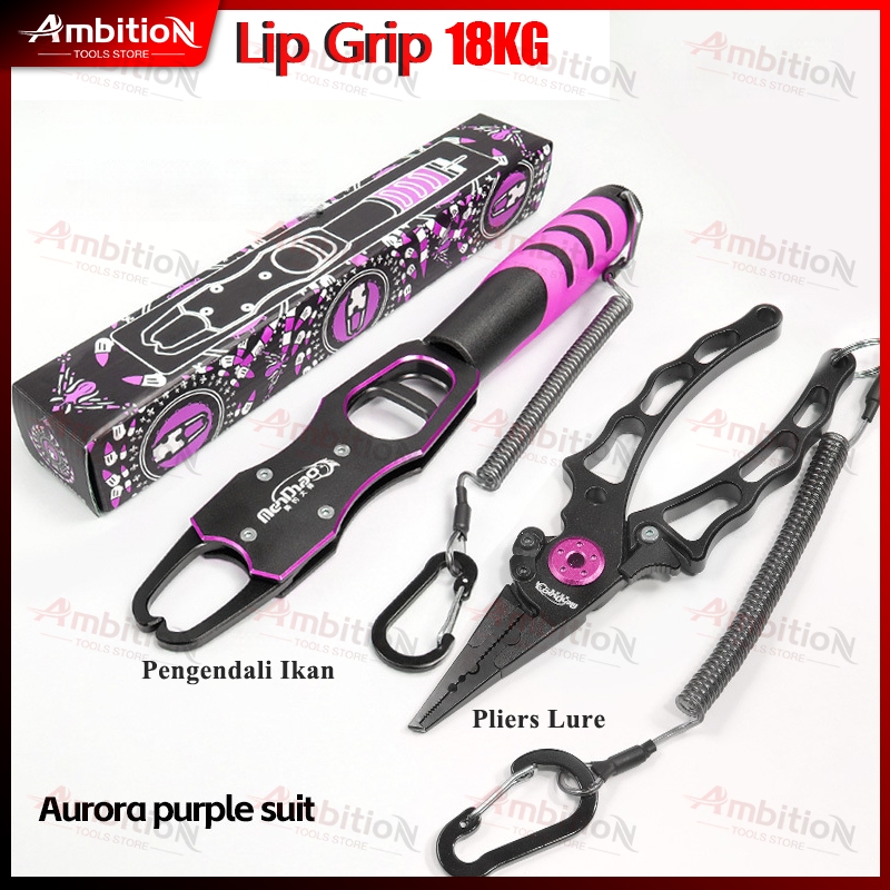 Ikan Grip /Fish Lip Grip / Penjepit Mulut Ikan /Tang Pancing /18kg Ikan grip Paduan Aluminium/Cocok