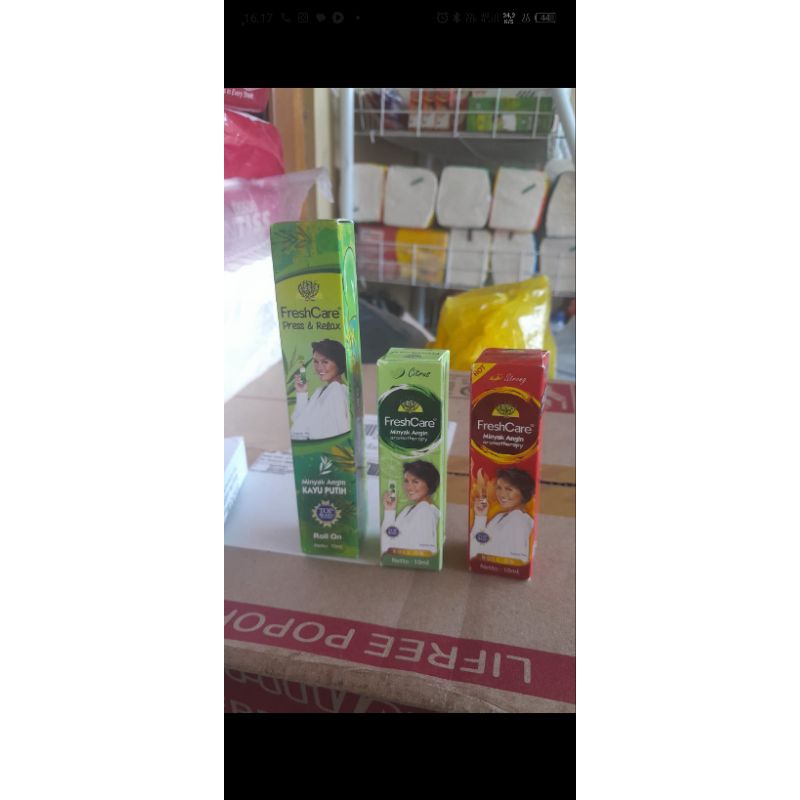 fresh care freshcare hot strong kayu putih kerok
