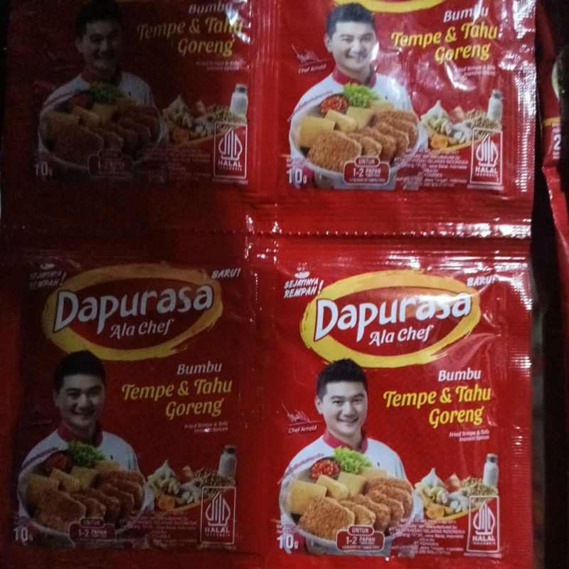 

Hot Aburi dapurasa bumbu tempe tahu 10gr 2pcs