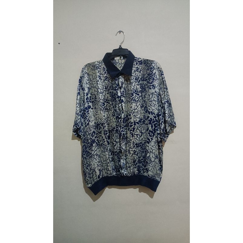 Blouse Sifon Jumbo Motif Gradasi (Baju Sisa Eksport Baru)