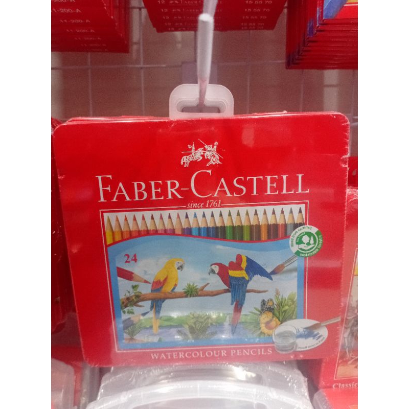 

FABERCASTELL WATERCOLOUR PENSIL IN TIN CASE 24L