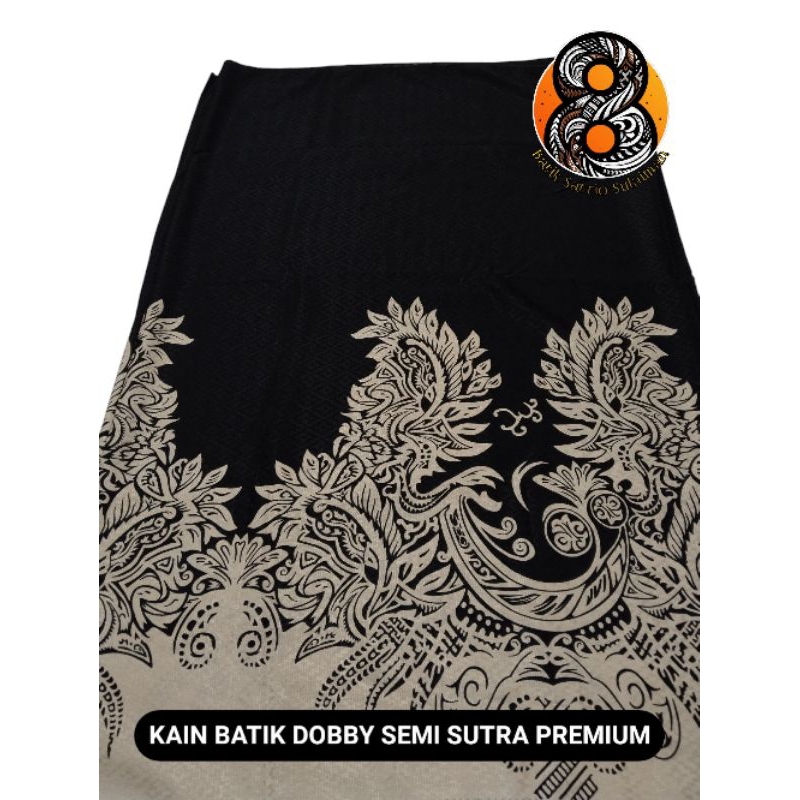 KAIN BATIK DOBBY SEMI SUTRA PREMIUM & BATIK BERKUALITAS P. 2.4m X L 1.15m