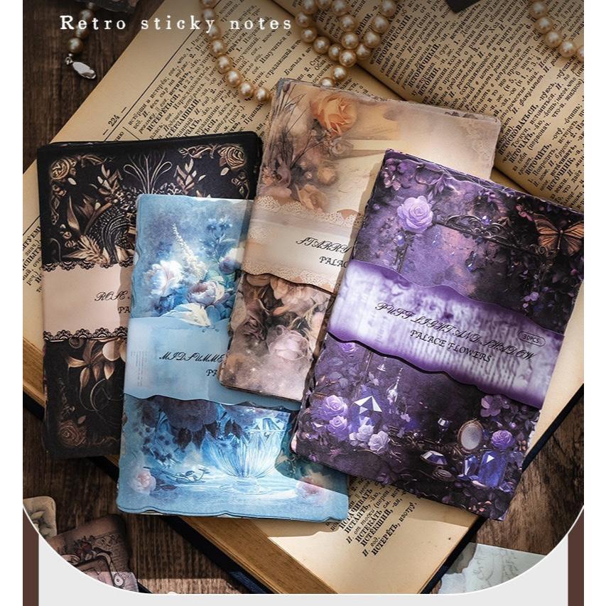 

30 Lembar Kertas Hias Seri Alam Rahasia Bayangan Bunga Untuk Dekorasi Scrapbook Bullet Journal Diary Jurnal Retro Vintage