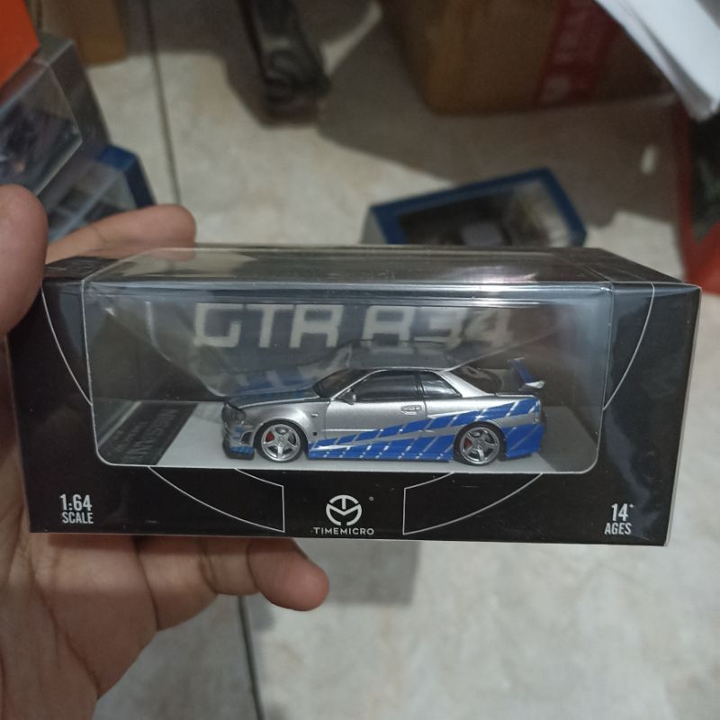 time micro Nissan GTR R34 Fast and Furious Brian