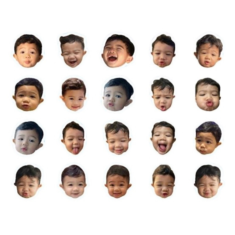 

50 PCS Stiker Abe Cekut free 7 random stiker laptop anti luntur