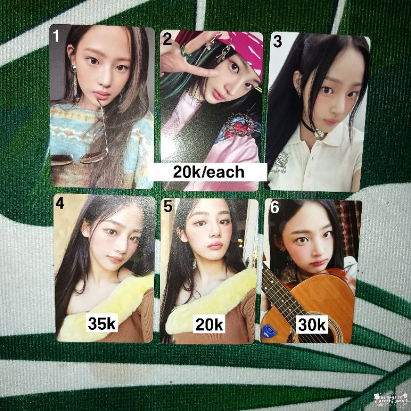 Official Photocard PC Kim Minji NEWJEANS NJZ LIMITED BAG WEVERSE WVS C OMG MESSAGES CARD GET UP BUNN