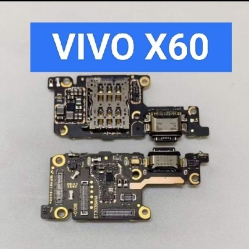 Flexible Papan Charger Mic Simcard Vivo X60 5G Orignall