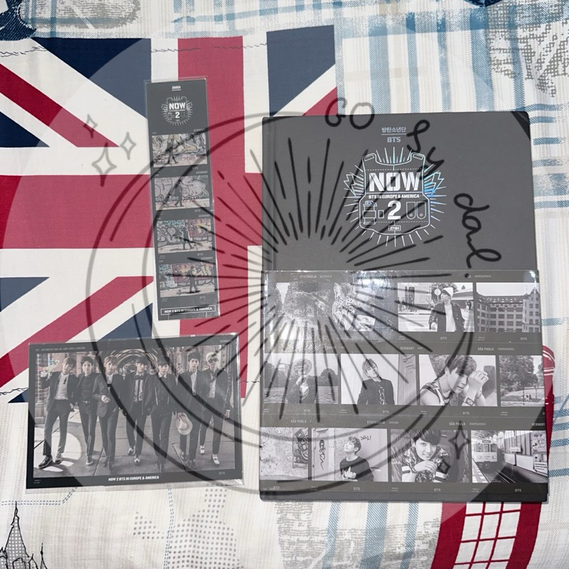 BTS NOW 2 NOW2 IN EUROPE EU & AMERICA DVD FULLSET BOOKMARK BM JIMIN JM POSTCARD GROUP OT7 RARE