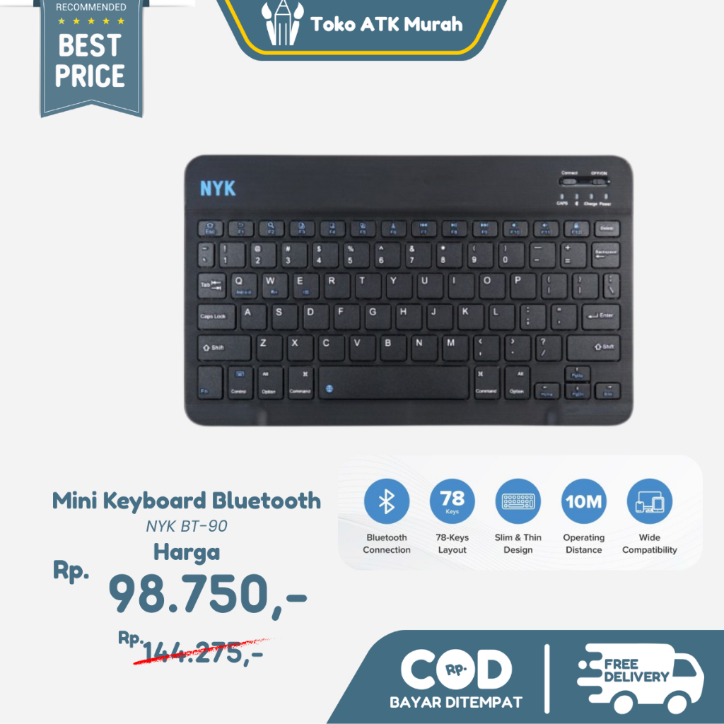 Mini Keyboard Bluetooth NYK BT-90