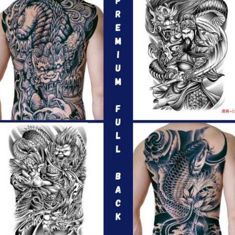 Tato Temporer FULL PUNGGUNG 34x48cm Tato ghesia