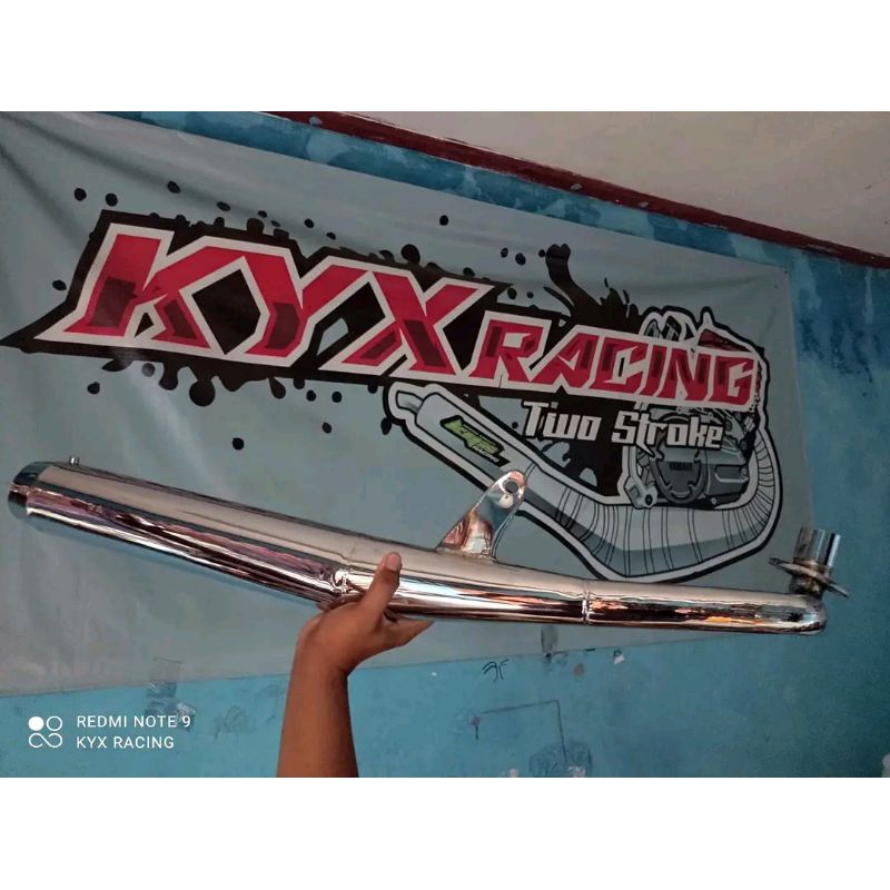 knalpot BOKIR BOBAN NUKLIR Suzuki Bravo, rc100