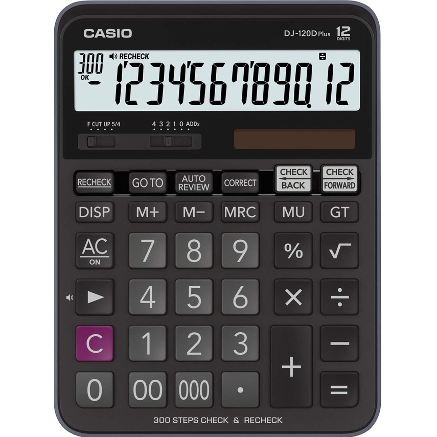 

Kalkulator Casio Check & Recheck 12 Digit DJ-120D Plus