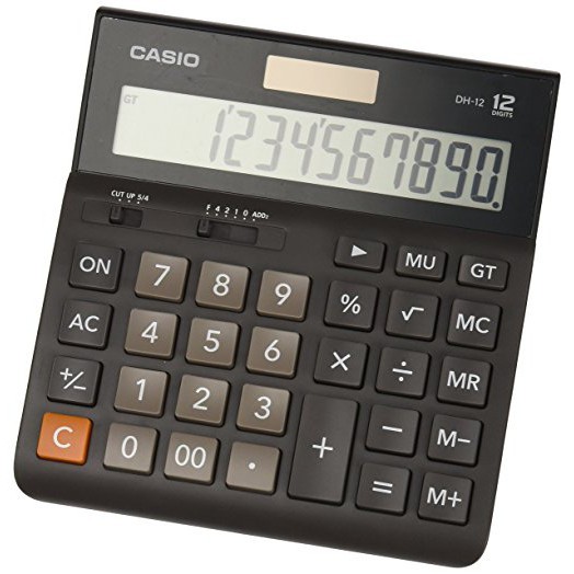 Kalkulator Casio 12 Digit DH-12-BK